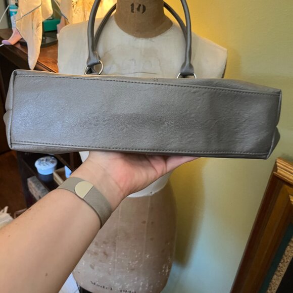 Maurices Silver Shoulder Bag with Beaded Floral Applique - Picture 5 of 8